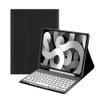 HENGHUI Keyboard Case for Galaxy Tab S9 FE+ / Tab S10+ / Tab S9+ / Tab S8+ /S7+/S7 FE 12.4 inch Detachable Magnetic Color Keyboard Cover Cute Round Key,Black+White view 1