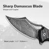 CIVIVI Chiro Pocket Knife for EDC, Folding Knife with Flipper 3.1" Damascus Blade Carbon Fiber Overlay On Black G10 Handle, Utility Knife for Men Women C23046-DS1 view 2