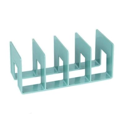 WAOCEO CD Record Storage Rack Vinyl Record Storage Holder, Colored Acrylic Record Display Rack, Desktop Bookshelf Organizer Creative Record Display Rack Record Storage Holder (Size : 006)