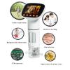 BNZCZY Portable Digital Microscope, Dual LED Light Source Design, Electron Microscope, 50-1000X Magnification, Supports Up to 32G Memory Card, PC Connectable, White view 4