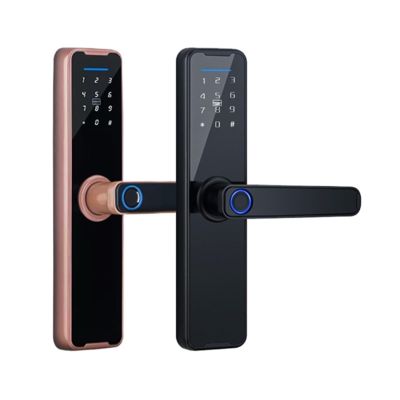 MiJob Tuya App Electronic Door Lock Biometric Fingerprint Password Smart Card WiFi Remote Unlocking Keyless Lock Smart Door Lock Unlock Methods: Tuya APP/Fingerprint/Password/Smart Card/Key Unlock (