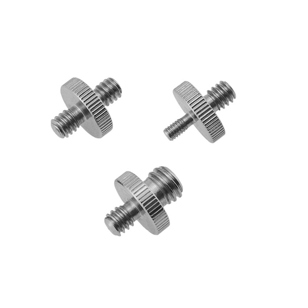 IOFIT Universal Camera Tripod Adapter 1/4 to 3/8 Screw (Silver, 1 Pack)