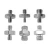 IOFIT Universal Camera Tripod Adapter 1/4 to 3/8 Screw (Silver, 1 Pack) view 2