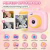 Instant Print Digital Camera for Kids - FHD 1080P Video, 32GB Card, Perfect for 3-12 Years, Pink view 2