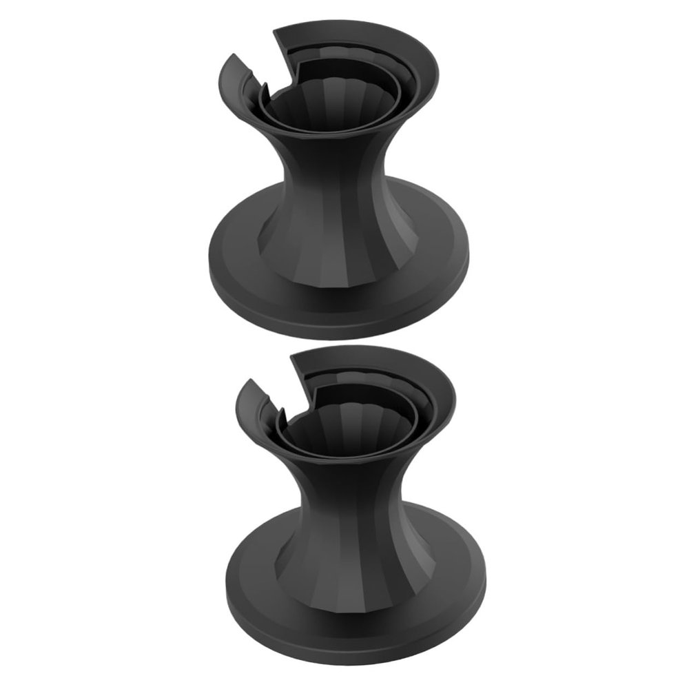 DirectNine Basics 2pcs Tabletop Speaker Holder for Audio Stand Elegant Design for Home Use Finish Desktop Accessory