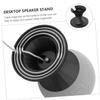 DirectNine Basics 2pcs Tabletop Speaker Holder for Audio Stand Elegant Design for Home Use Finish Desktop Accessory view 3