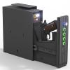 SOULYI Biometric Gun Safe for Handgun, 3 Way Quick Access Auto Sliding Door Bedside Pistol Safe for Nightstand, Desk, Vehicle with Fingerprint, PIN Code, Key Lock, LED Light, and Silent Mode view 1