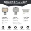 STARTRC Magnetic Fill Light for DJI Osmo Pocket 3 Creator Combo, Magnetic Mount Compatible with DJI Pocket 3/Osmo Mobile 7P/7/6 Accessories view 4