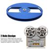 7 Inch Empty Reel, Aluminum Alloy 2 Hole Sound Tape Empty Reel, Replacement Part, 184g, for Nab Flange, Universal for Reel to Reel Tape (Blue) view 3