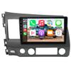 Hiolpen Double Din Car Stereo 10 Inch HD Touch Screen Android 13 Car Audio Multimedia Receiver with CarPlay Android Auto GPS Radio Navigation Bluetooth Camera - 2+32G for H-onda Civic 2006-2011 view 1