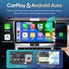 Hiolpen Double Din Car Stereo 10 Inch HD Touch Screen Android 13 Car Audio Multimedia Receiver with CarPlay Android Auto GPS Radio Navigation Bluetooth Camera - 2+32G for H-onda Civic 2006-2011 view 2
