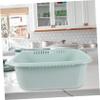 jojofuny Portable Washbasin for Face Cleansing Multifunctional Kitchen Sink Bowl Capacity Plastic Basin for Home Use Easy to Clean and Convenient Design view 3