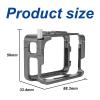 Aluminum Cage for Insta 360 Ace Frame Accessories, Protective Housing Shell with Tempering Glass Lens Case view 2