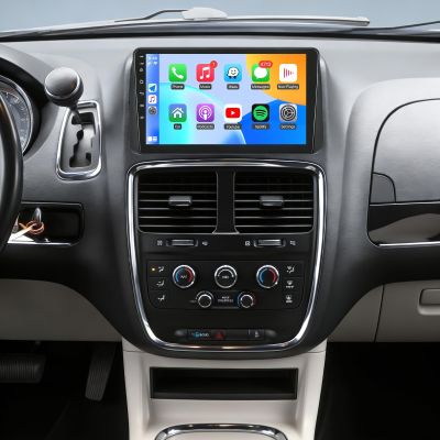 2+32GB Car Stereo for Dodge Grand Caravan 2011-2020 Radio with Wireless CarPlay 9" Touch HD Screen Chrysler Town & Country 2011-2016 Android Auto GPS WiFi Bluetooth Backup Camera