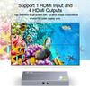 HDMI Video Wall Controller 2X2,4K x 2K HD Display,180 Degree Rotate, 8 Splicing Modes 2x2,1x2,1x3,1x4,2x1,3x1,4x1, Input 4K and Output 1080P, Streaming Media Video Device view 3