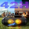 W-KING Portable Speakers Bluetooth Wireless, 120W Peak 70W Loud Bluetooth Speaker Waterproof Outdoor, Deep Bass/2* Subwoofer/DSP/EQ/42H Playtime/IPX6/RGB Lights/MAC-in/Power Bank, Large Party Boombox view 4