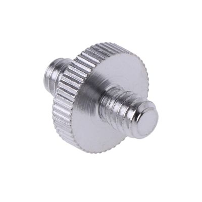 1pcs Double-Headed 1/4" Male Screw Thread Convert Adapter for Camera Tripod Ballhead