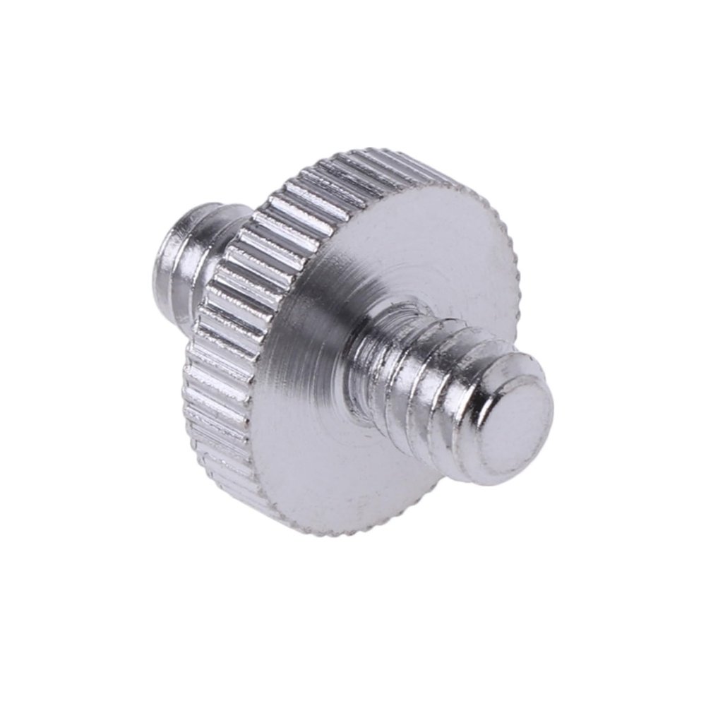 1pcs Double-Headed 1/4" Male Screw Thread Convert Adapter for Camera Tripod Ballhead