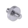 1pcs Double-Headed 1/4" Male Screw Thread Convert Adapter for Camera Tripod Ballhead view 1