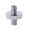 1pcs Double-Headed 1/4" Male Screw Thread Convert Adapter for Camera Tripod Ballhead view 4