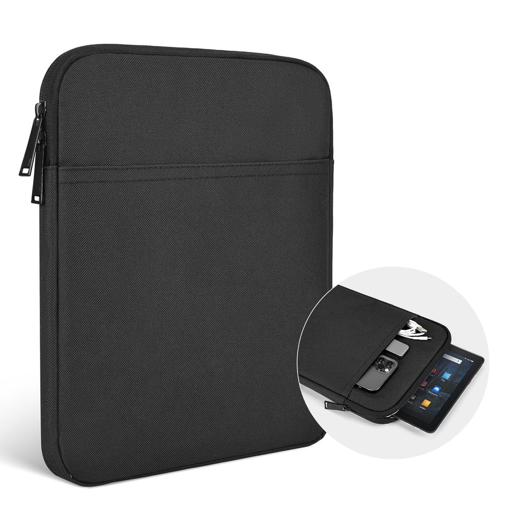 12.4 Inch Tablet Sleeve Case Bag for 2024 2023 Samsung Galaxy Tab S10+ S9+ Plus 12.4"/Galaxy Tab S9 FE+,Galaxy Tab S8+/Galaxy Tab S7 FE/Galaxy Tab S7+/Galaxy S7+ Plus Protective Carrying Sleeve(Black)