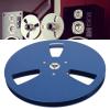 1/4 7 Inch Empty Tape Reel, Aluminum Alloy 3 Hole Opening Machine Part, Universal for Reel to Reel Tape Players, Improve Sound Quality (Blue) view 4