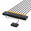 8 Port VGA KVM Switch, Arvitek Rack Mount Console for 8 PCs Share 1 Monitor & Keyboard Mouse, Includes 8 KVM Cables, Wired Desktop Controller, Rack Ears view 1