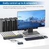 8 Port VGA KVM Switch, Arvitek Rack Mount Console for 8 PCs Share 1 Monitor & Keyboard Mouse, Includes 8 KVM Cables, Wired Desktop Controller, Rack Ears view 2