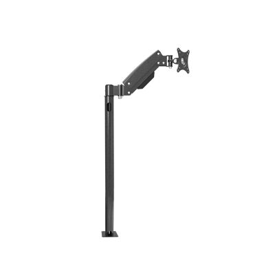 13"-27" LCD Monitor Floor Stand Sofa Side Fixed TV Mount Computer Monitor Holder Gas Spring Arm LD216A Loading 10kgs (Color : LD216A Floor Mount)