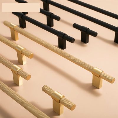 ELTOX Knurled Textured Satin Brass Furniture Door Knobs and Handles Cabinet Handles Kitchen Cupboard Drawer Pulls Black Home Decor 1Pcs (Color : Black)