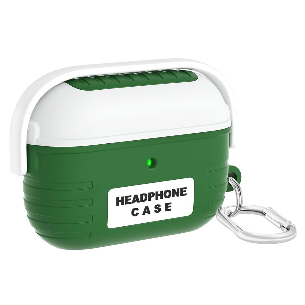 Junsirs Compatible with Apple AirPods Pro 2 Case with Wireless Bluetooth EarphonesShockproof Airpod Cases Accessories Smooth Soft Protective for Airpods Pro 2/3 Generation (New Version Light Green)