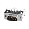 XYWHPGV D-sub Connector Male Plug 9 Pin 2 Row Right Angle Port Terminal Output for Mechanical Equipment Black Pack of 1(A8f24 8ed86 6CA76 94114 761FF B6A89 view 4