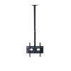360 Degree 60-2000mm Height Adjustable 37"-70" Ceiling TV Mount Bracket LED LCD Monitor Holder Max. 600x400mm Loading 25kgs (Color : Height 150cm) view 1