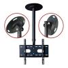 360 Degree 60-2000mm Height Adjustable 37"-70" Ceiling TV Mount Bracket LED LCD Monitor Holder Max. 600x400mm Loading 25kgs (Color : Height 150cm) view 3