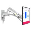 F300 F150 Gas Spring 24-35 Inch LED TV Wall Mount Monitor Holder Ergonomic Mount Arm Max. VESA 100 * 100mm Loading 3-12kgs (Color : F300- Silver Grey) view 1