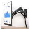 F300 F150 Gas Spring 24-35 Inch LED TV Wall Mount Monitor Holder Ergonomic Mount Arm Max. VESA 100 * 100mm Loading 3-12kgs (Color : F300- Silver Grey) view 3