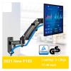 F300 F150 Gas Spring 24-35 Inch LED TV Wall Mount Monitor Holder Ergonomic Mount Arm Max. VESA 100 * 100mm Loading 3-12kgs (Color : F300- Silver Grey) view 4