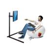13"-24" LCD LED TV Mount Rotary Rack Monitor Holder Floor Stand Height 100cm Easy Installation Light Weight view 2