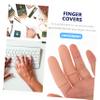 Mobestech 16 Pairs Protector Tape Thumb Covers Fingertips Protectors Hand Glove Protection Grips Anti Sleeves Protecting Cover view 2