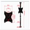BG11-S Rotate Stainless Steel 19-40 Inch LCD TV Stand Mount Bracket in Partition Wall Height Adjust 66-82cm view 2
