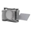 FocusFoto Camera Cage for Sony Alpha A7CR (ILCE-7CR) and A7CII (ILCE-7CM2) Mirrorless Camera, Aluminium Video Vlogging Rig with Cold Shoe, 1/4"-20 Screw Mount, 3/8"-16 Locating Holes for Arri Grip view 3