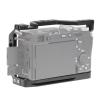 FocusFoto Camera Cage for Sony Alpha A7CR (ILCE-7CR) and A7CII (ILCE-7CM2) Mirrorless Camera, Aluminium Video Vlogging Rig with Cold Shoe, 1/4"-20 Screw Mount, 3/8"-16 Locating Holes for Arri Grip view 4