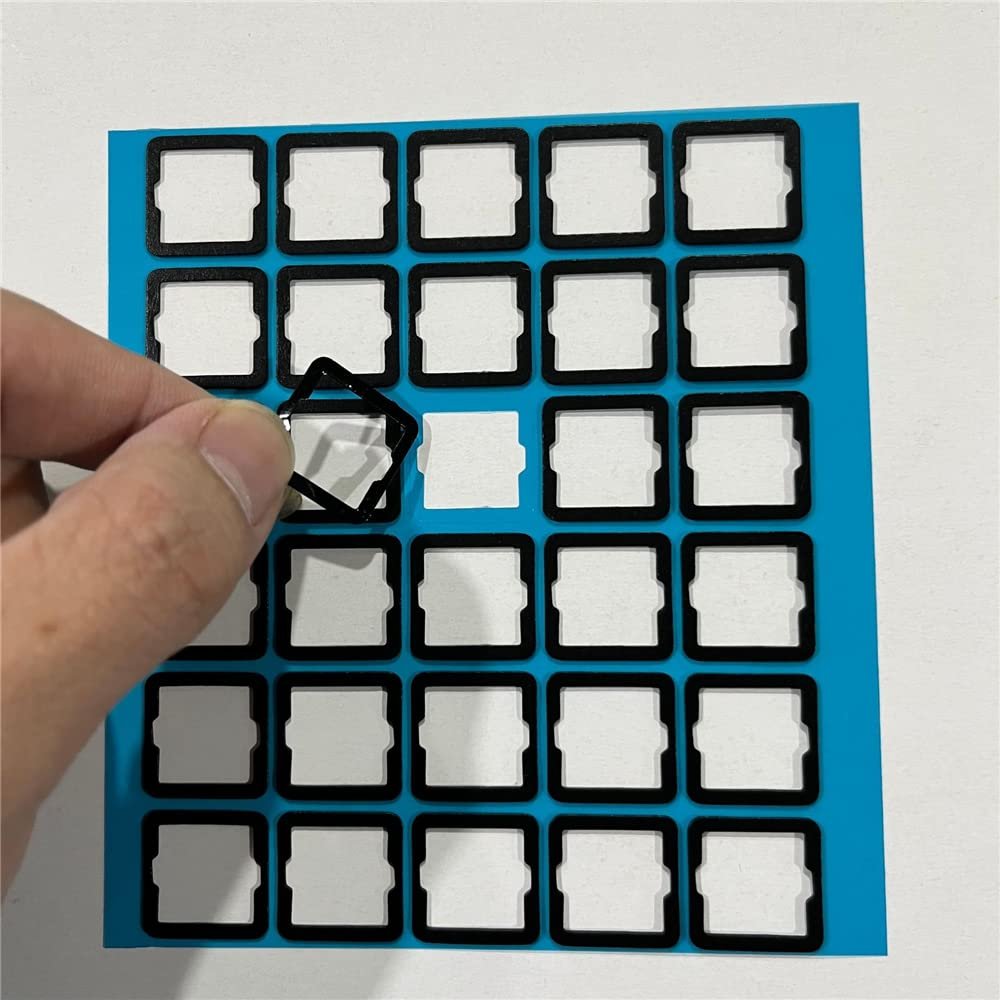 DirectNine Basics 120PCS Keyboard Sound Dampening Foam Keyboard Switch Sound Dampeners Sheet Reduction Sound Switch Film DIY Switches Mechanical Keyboard Inter-Axis Shaft Silencer Foam Pads (PE)