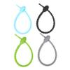 Cabilock Food Grade Bundling Rope 8 Pack Reusable Silicone Ties Bread Ties Cord Wraps for Kitchen Random Color view 1