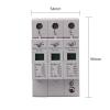 385V 20KA~40KA 3 P 3 Pole SPD House Surge Protector Protective Low-Voltage Arrester Device HYS4-C/3 50hz/60hz din Rail view 2