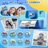Kids Camera Instant Print, LETSHAHA Christmas Birthday Gifts for Toddler Girls Boys Age 3-12, 24MP & 1080P Selfie Digital Camera with 3 Roll No-Ink Print Paper 32GB SD Card - Blue view 2
