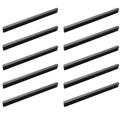 FJYDM Gold Cabinet Drawer Pulls, 10 Pack Brushed Brass Handles, 5 Inch Wardrobe Closet Modern Handles, Simple to Install Gold Harware, Perfect Decoration Home