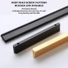 FJYDM Gold Cabinet Drawer Pulls, 10 Pack Brushed Brass Handles, 5 Inch Wardrobe Closet Modern Handles, Simple to Install Gold Harware, Perfect Decoration Home view 3