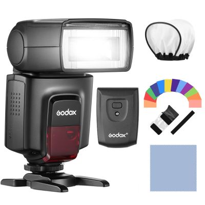 GODOX TT560II Universal On-Camera Flash GN38 Standard Hot Shoe 2.4G Wireless Trigger with Trigger Transmitter Compatible with Canon Sony Nikon Panasonic Olympus Pentax and Other DSLR Cameras