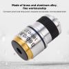 XHTLLO 60X Achromatic Microscope Objective, RMS Thread Microscope Achromatic Objective Lens, 185 Optical Glass Objective Lens, Microscope Parts view 2
